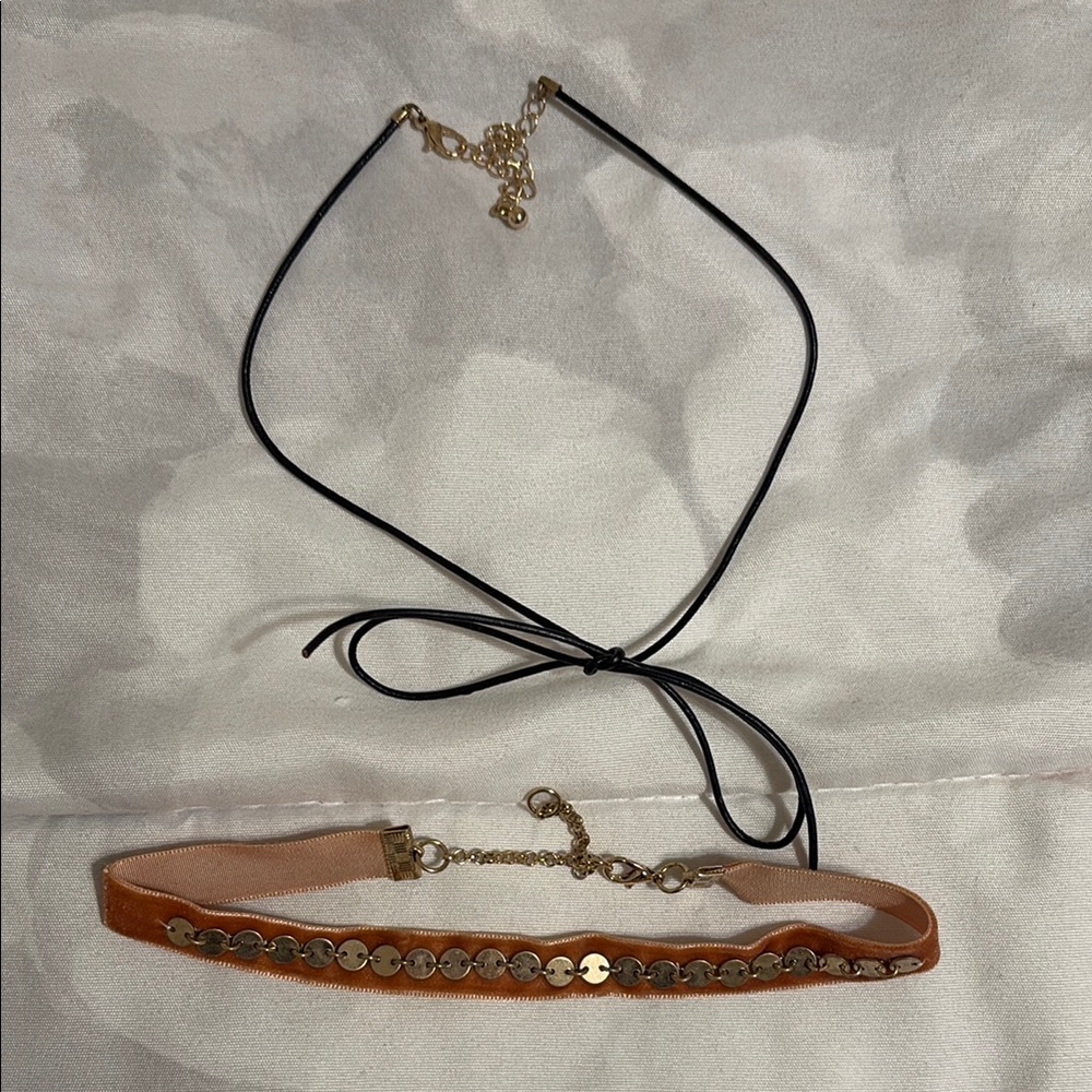 Set of 2 Francesca’s Choker Necklaces